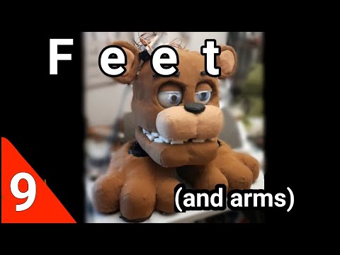 [FNAF] Withered Freddy Cosplay FEET AND ARMS (Animatronic) Part 9