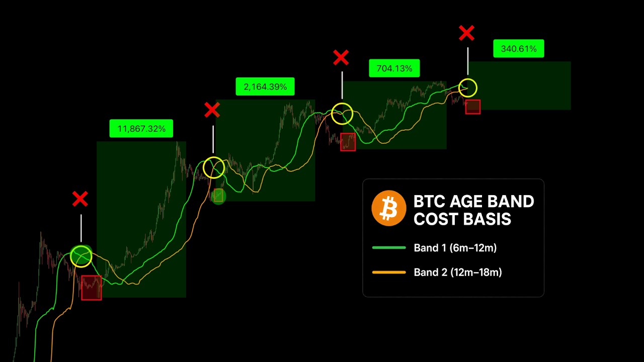 UTXO Age Band Crossover as a Bear Market Bottom Indicator