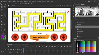 Examples of Labyrinth/Maze: AS3 - AIR SDK screenshot 4