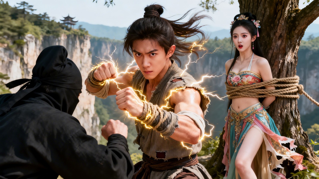 Putri diculik, pemuda miskin kejar & pukul habis penculik! Raja datang, angkat dia jadi pangeran!