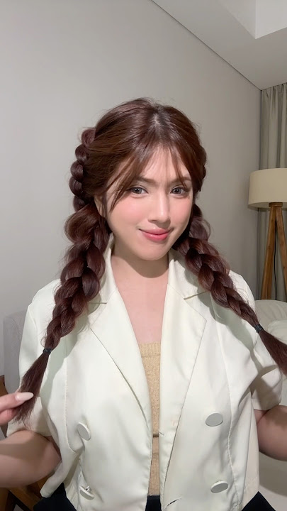 Voluminous Twin Braid tutorial 🙌🏻