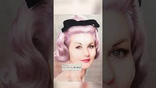 1950s Pastel Haircolor Craze #vintagestyle #pinkhair #1950s #1960s