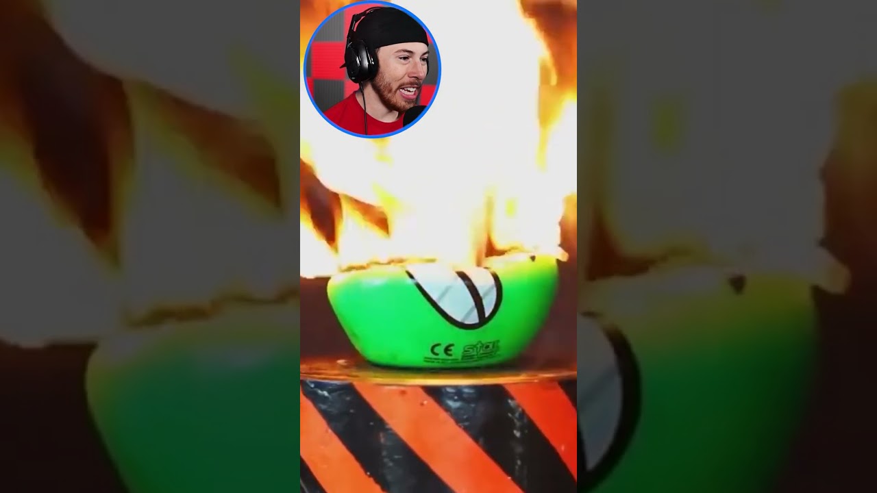 1000 Degree HYDRAULIC PRESS! #Shorts