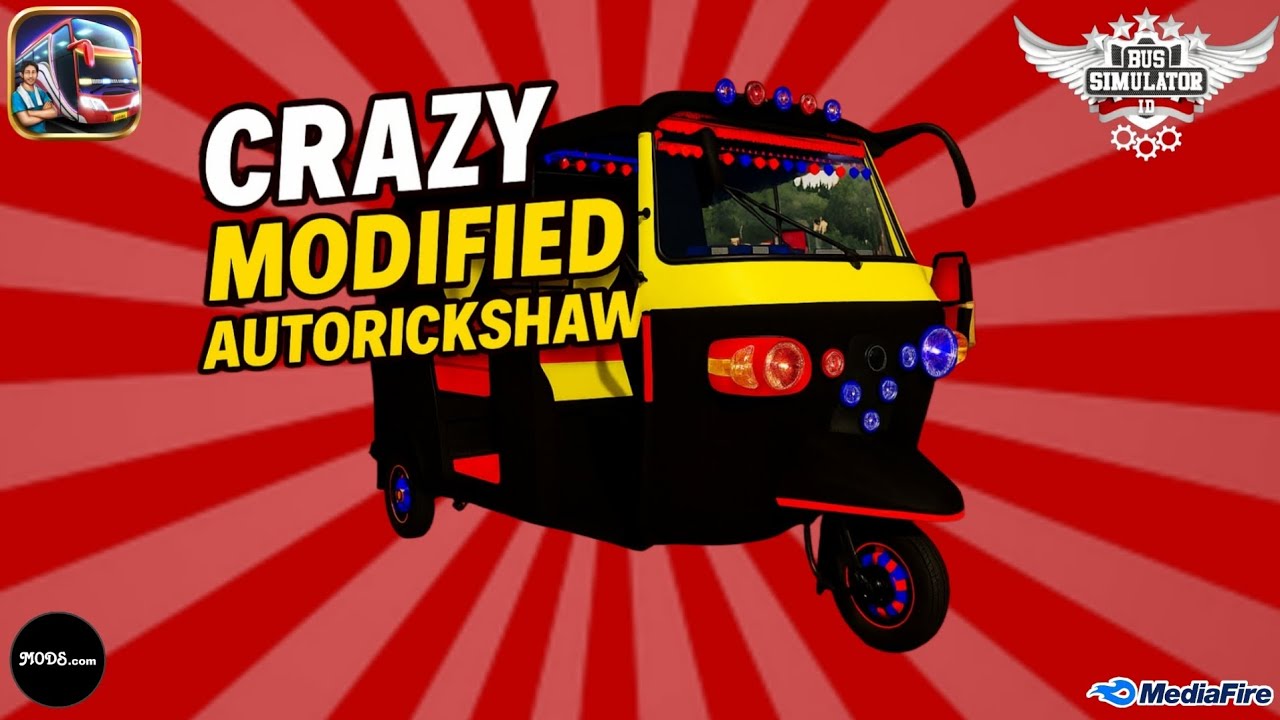 Modified autorickshaw mod for bussid | bus simulator indonesia car mod ...