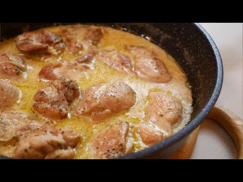 КУРИЦА ПО-КАБАРДИНСКИ! Бёдрышки в сметанном соусе | Chiken with sour cream sauce