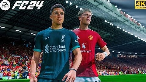 Manchester United vs Liverpool | Premier League | EA Sports FC 24 - Full Match Gameplay #fyp