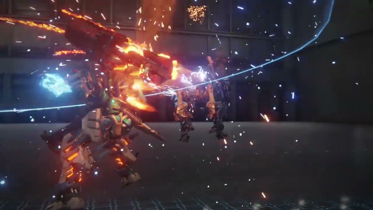 AC6 Melee Dash Cancel tech Test...  (S-rank Arena in 20 seconds)