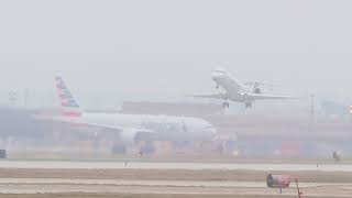 Skywest Airlines Flight 4912 Mitsubishi/Bombardier CRJ-701ER N755EV Taking off to Wichita Falls