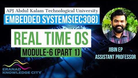 KTU : EC308 RTOS-(Part 1) Embedded System in Malayalam