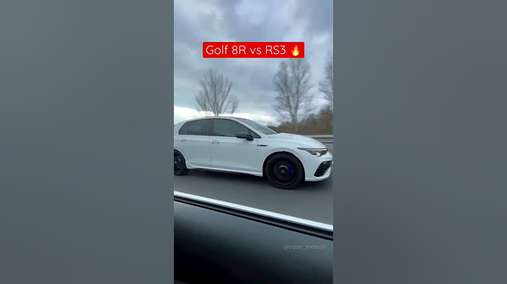 GOLF 8R vs RS3