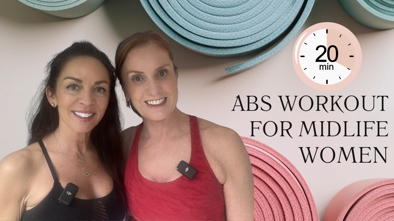 20-Minute Abs Workout for Midlife Women | Tone, Tighten & Support Your Core
