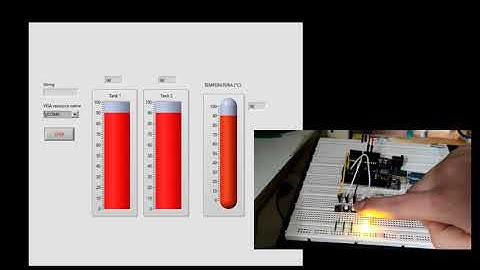 Comunicación serial entre Arduino y LabView para el manejo de tanques