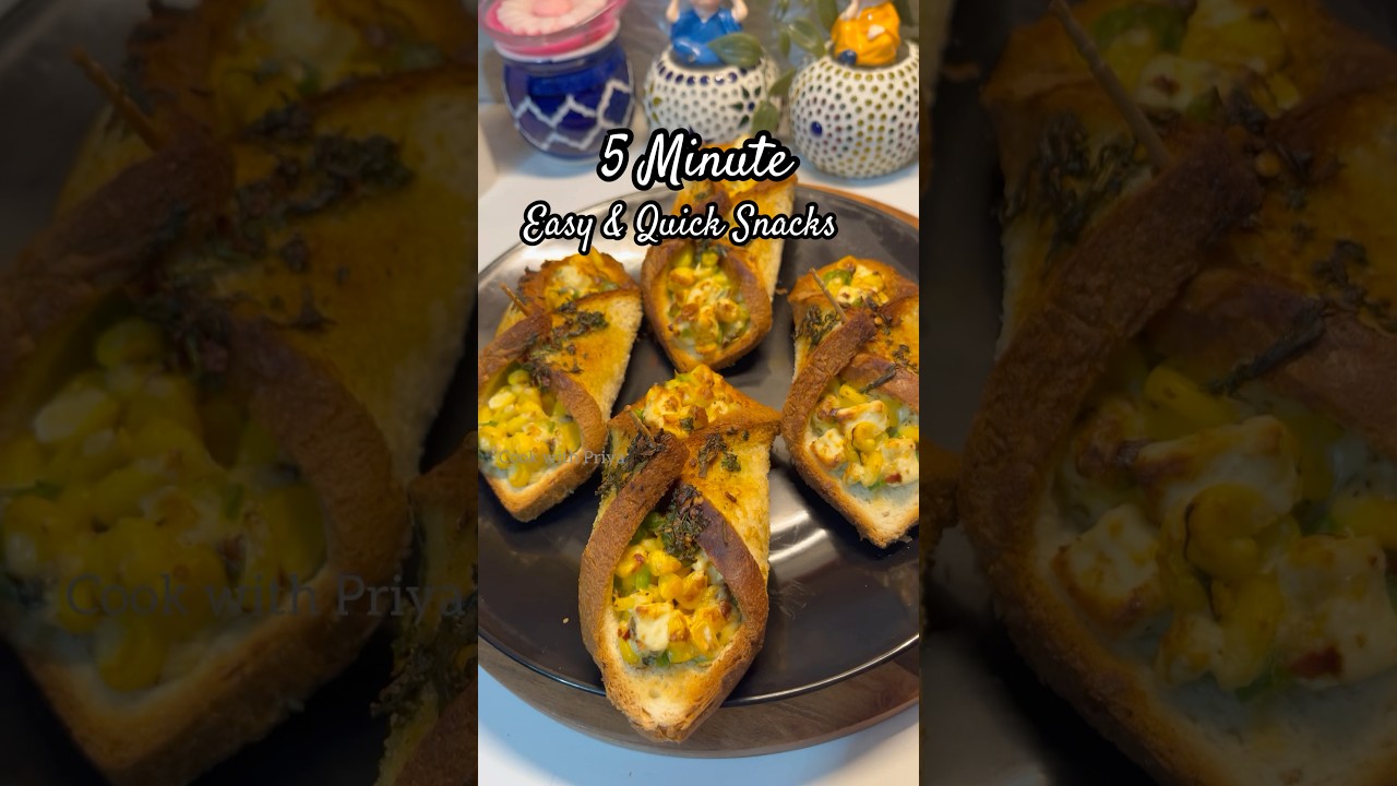 Evening Snack Recipe With Bread| Instant Healthy Snacks Recipes Indian 