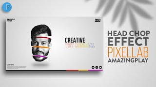 Creative poster design with head chop effect | how to make poster in pixellab mobile screenshot 5