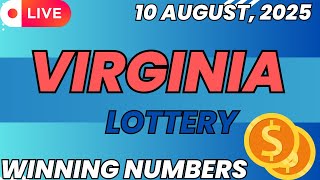 Virginia Day Lottery Results For - 10 Aug, 2025 - Pick 3 - Pick 4 - Pick 5 - Powerball - Cash4Life