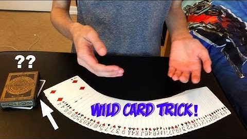 The Wild Card: Really Cool Card Trick Performance And Tutorial!