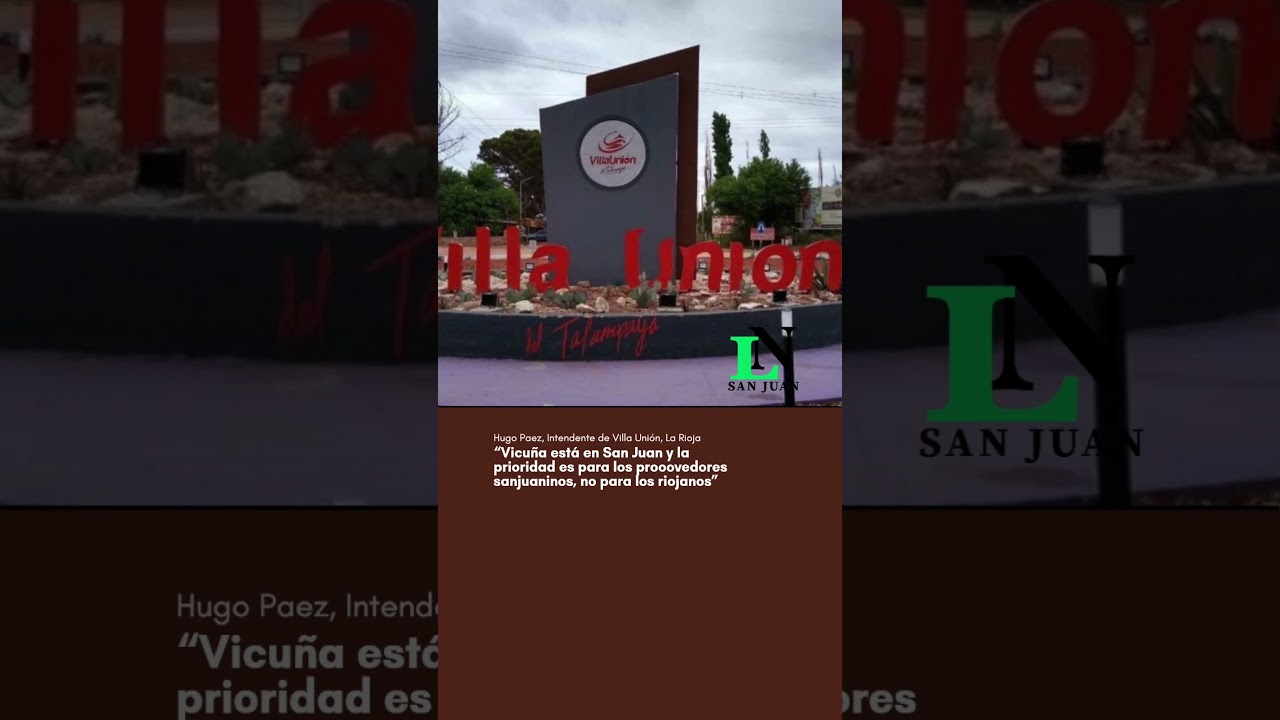 “Vicuña está en San Juan y la prioridad es para los prooovedores sanjuaninos, no para los riojanos”