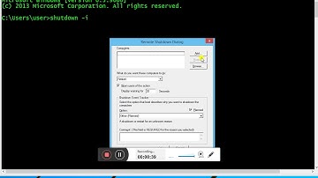 how to remotely shutdown or restart computer by just knowing its ip address in cmd