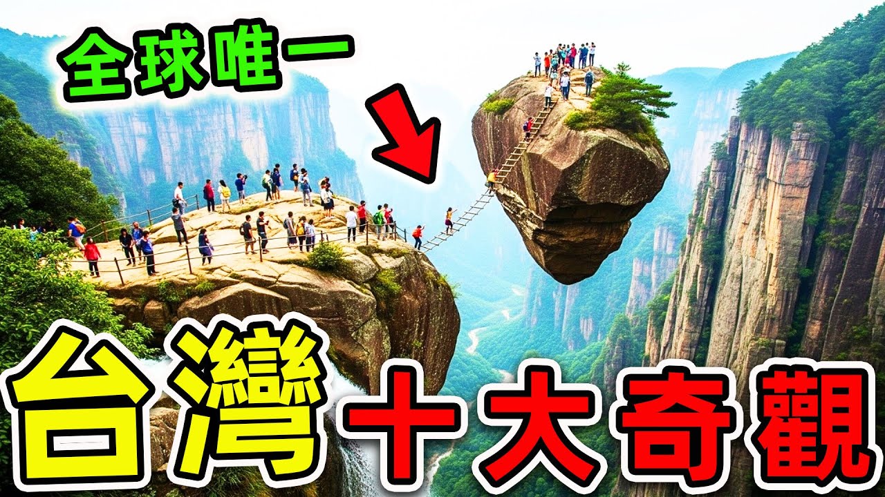 台灣最驚人的10大奇觀！太魯閣只排第8，日月潭排名第6，第一名竟是“地球唯一奇跡”，99%的台灣人不知道？|#世界之最top #世界之最 #環球之最 #腦洞大開 #top10 #台灣 #最美奇觀