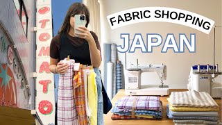 Fabric shopping in Japan  Nippori Fabric Town!