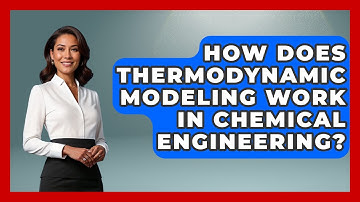 How Does Thermodynamic Modeling Work in Chemical Engineering? - Thermodynamics For Everyone
