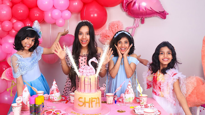 حفلة عيد ميلاد شفا 🥳 - شوفوا شو صار!💖