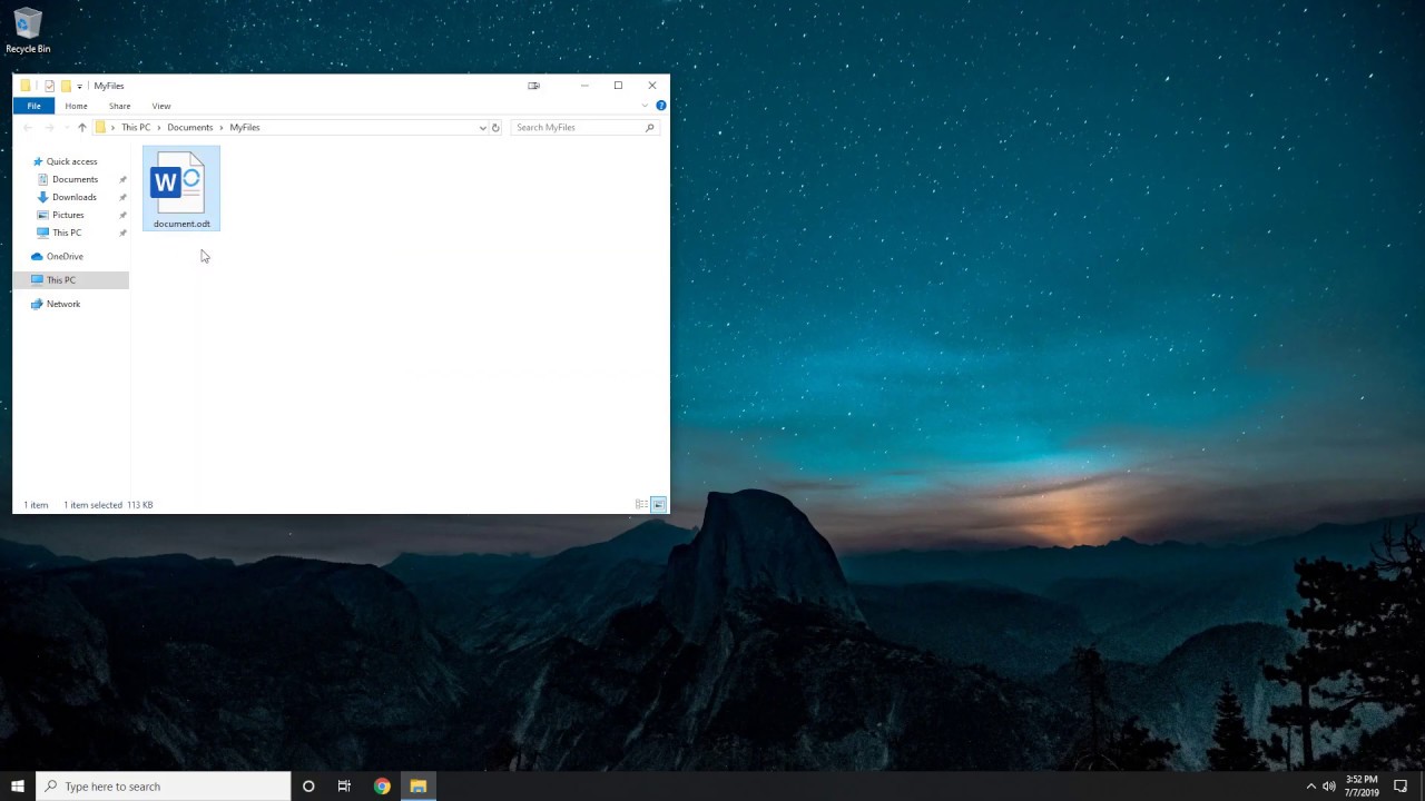 Convert odt to pdf youtube