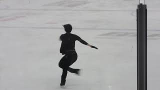 2019 Autumn Classic International.Junhwan Cha. Free program's practice.