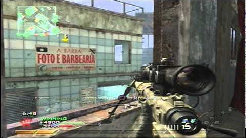 COD MW2 Team Deathmatch Favela (Black Ops Training)