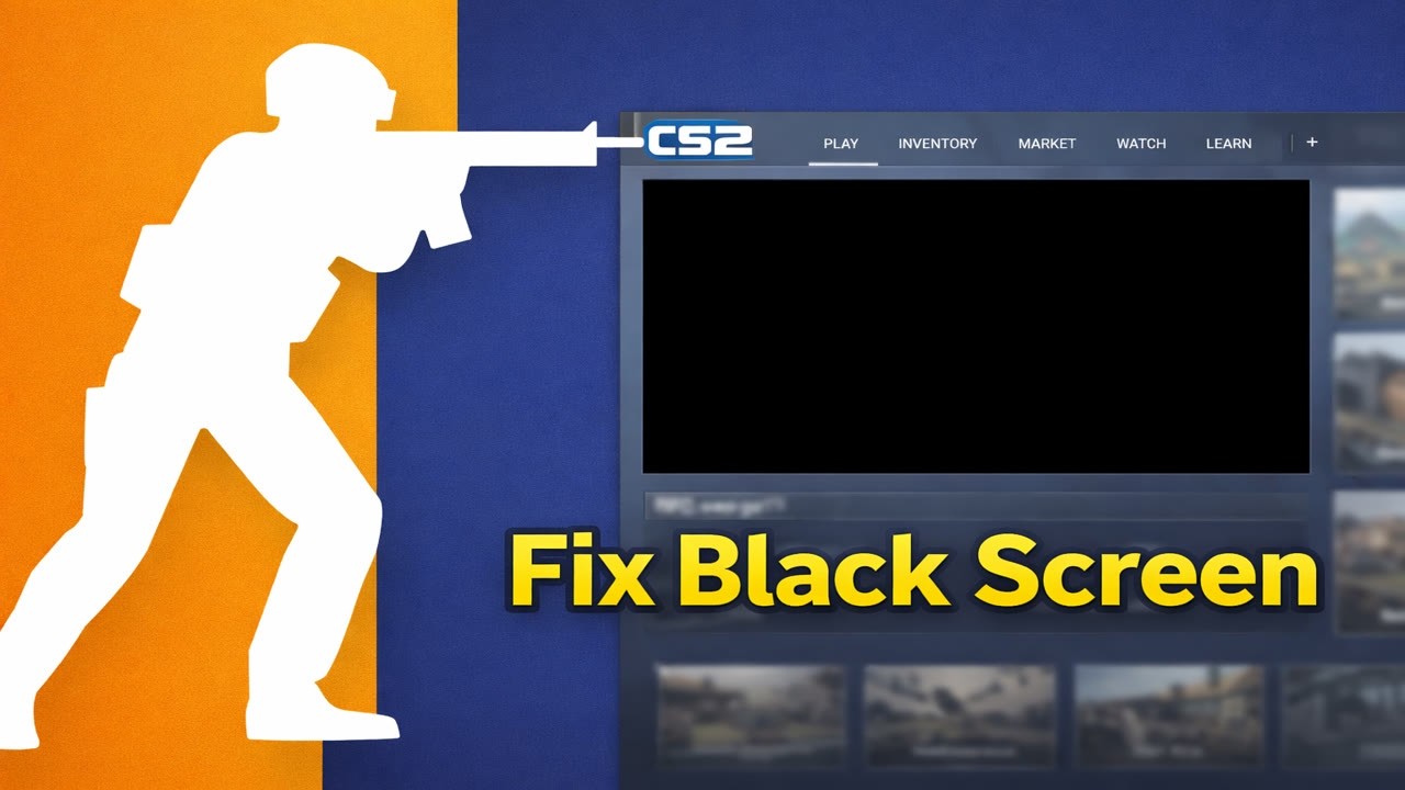 How to Fix Black Screen in CS2 - YouTube