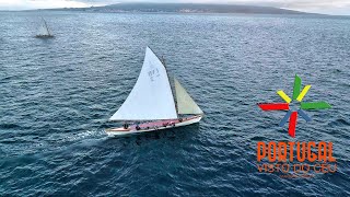 Botes Baleeiros Açores - Whaling Boat aerial - Faial - Azores - 4K Ultra HD