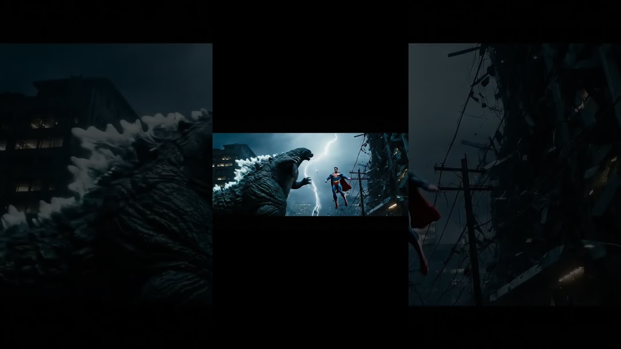Godzilla Fights Back Superman part 2 | FanMade |