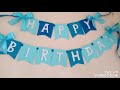 ديكور عيد ميلاد أطفال / birthday decoration do it yourself