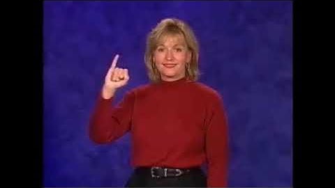 RSS ASL Lesson 6 part 2c How to spell any word  -  Fingerspelling