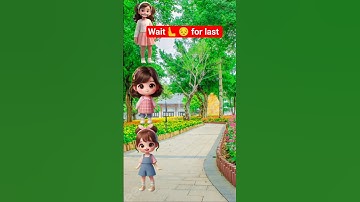 Cartoon Stack Attack! 😂👧👧👧 #FunnyKids #StackChallenge#shorts