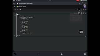 Penjelasan Program Percabangan pada Python Menggunakan Google Colab