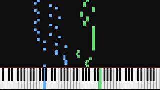 Domenico Scarlatti - Sonata in C major, K 72, L 401 Allegro | Piano Visualization