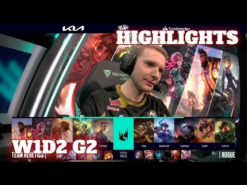 TH vs RGE - Highlights | Week 1 Day 2 LEC Spring 2024 | Team Heretics vs Rogue W1D2