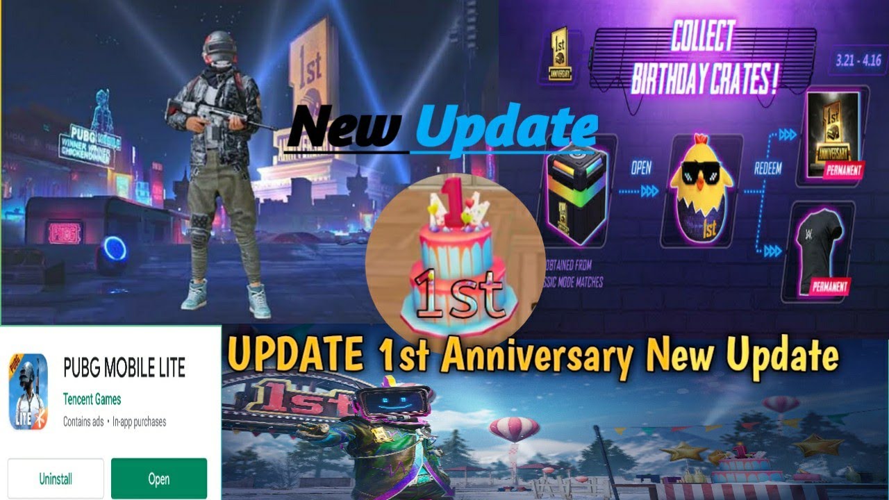  PUBG MOBILE LITE .  UPDATE 1st  Anniversary New ...