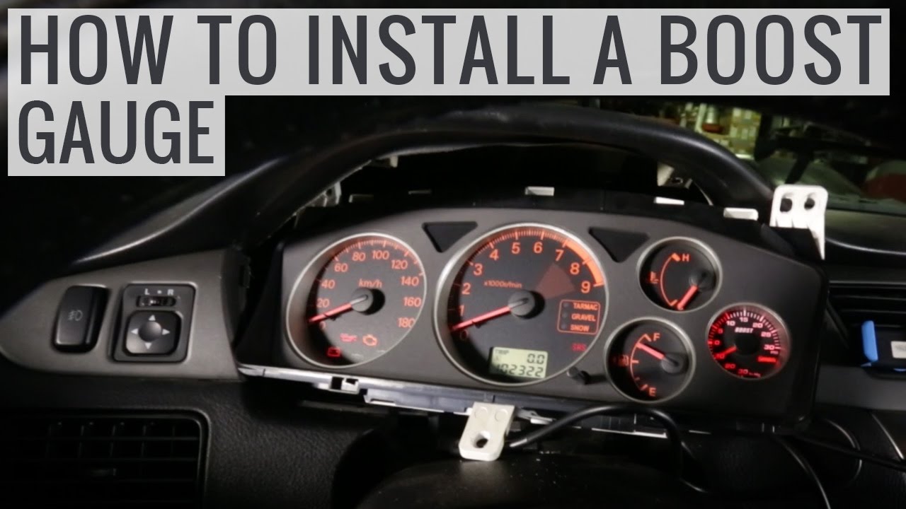 How To Install A Stealth Boost Gauge Project Super 8 Youtube
