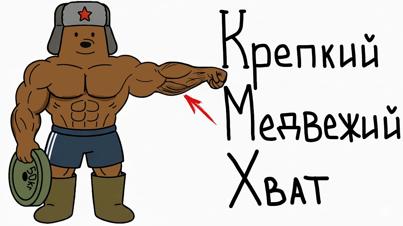 Как Накачать Мощный Медвежий Хват? 3 Лучших Упражнения!