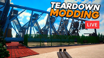 TEARDOWN LEVEL EDITOR | Car Shredding with Joints etc - Livestream!