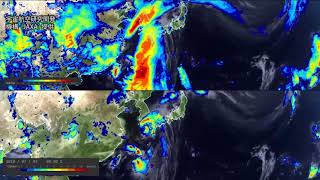 西日本豪雨：JAXA、1～8日の降水量変化を公開（提供）