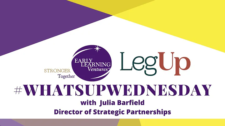 #WhatsUpWednesda...  with Julia Barfield