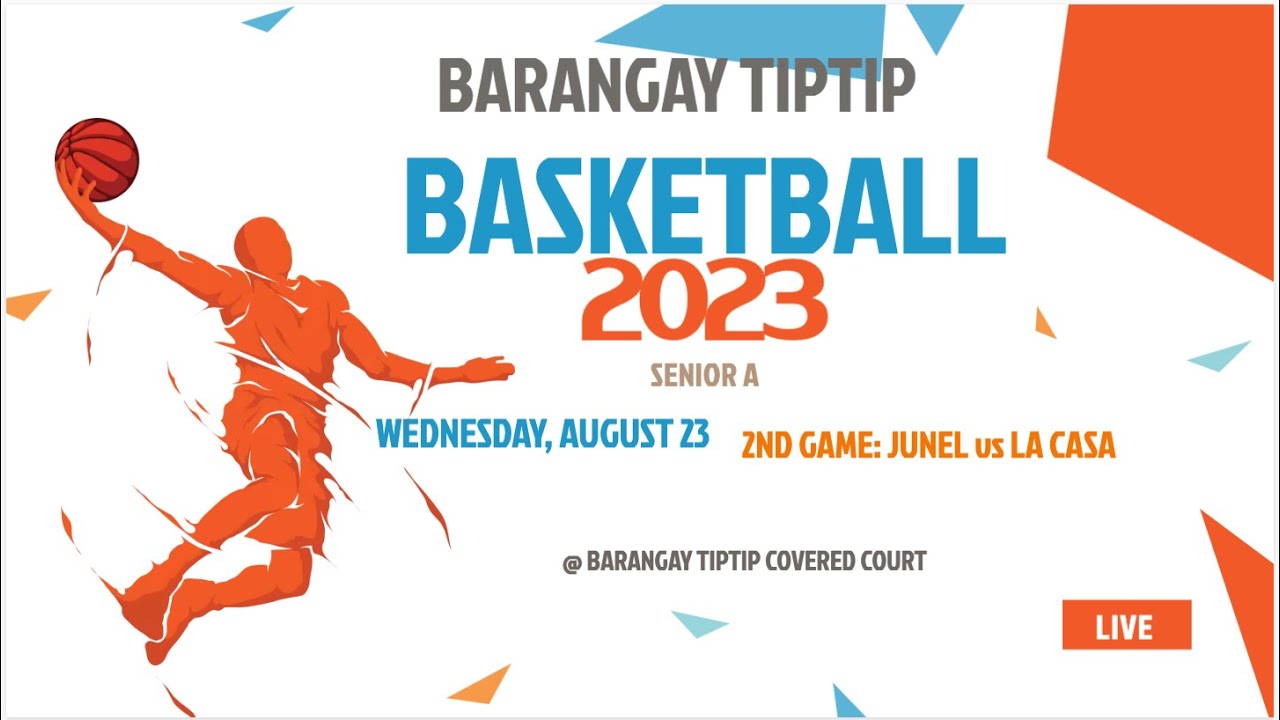 August 23 2023 brgy tiptip basketball la casa vs junel youtube