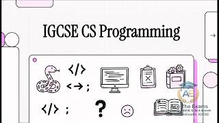 A* Exam Guide: Programming Inthisstud... | Cambridge IGCSE Computer Science - s 0478 | Ace The Exams