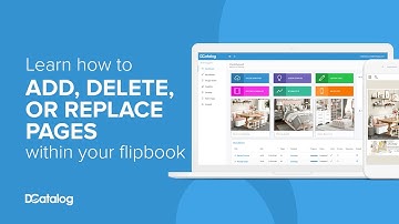 How to Add, Delete & Replace Pages in a Flipbook | DCatalog