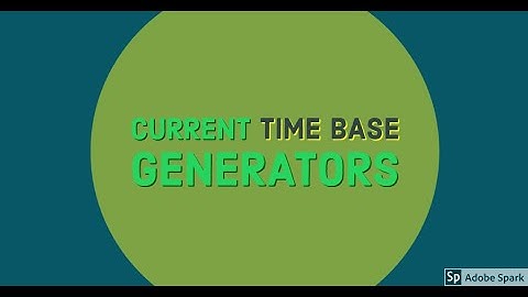 Current Time Generators