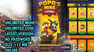 Download Tambang Popo.Idle Mineral Tycoon Unlimited Gold,No Password & Unlimited Money screenshot 1