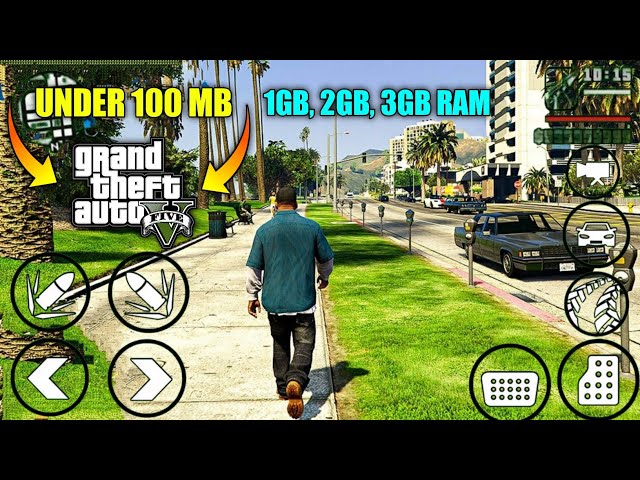🔥Top 5 Best Android Games Like GTA 5 Under 100 MB